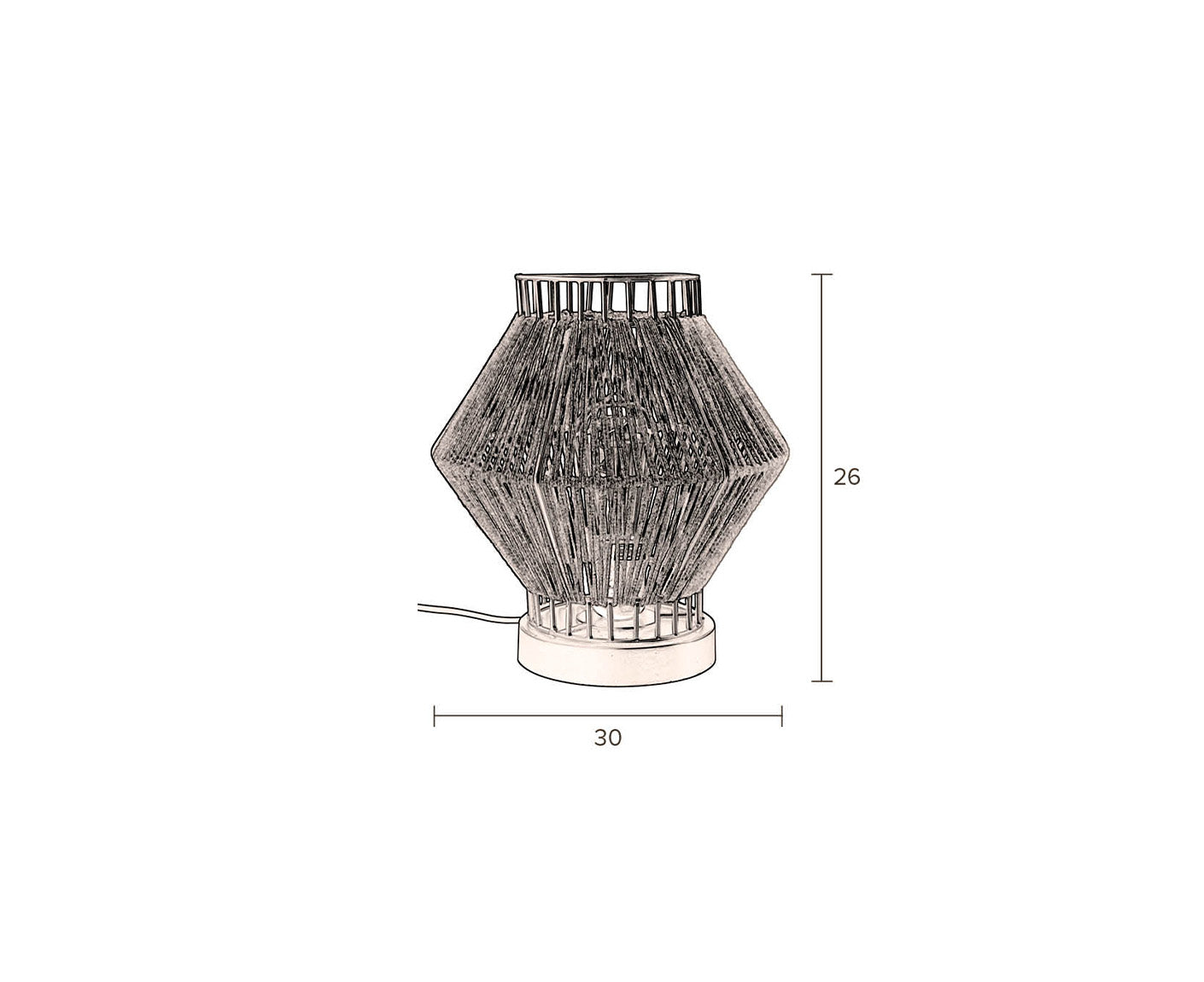Surya Tischleuchte Tischlampe Multicolour