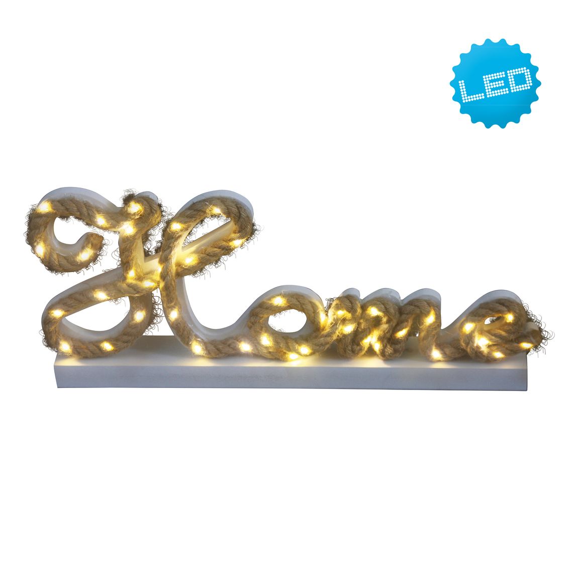 Home Deko LED 43x5cm Weiß - Voelpe