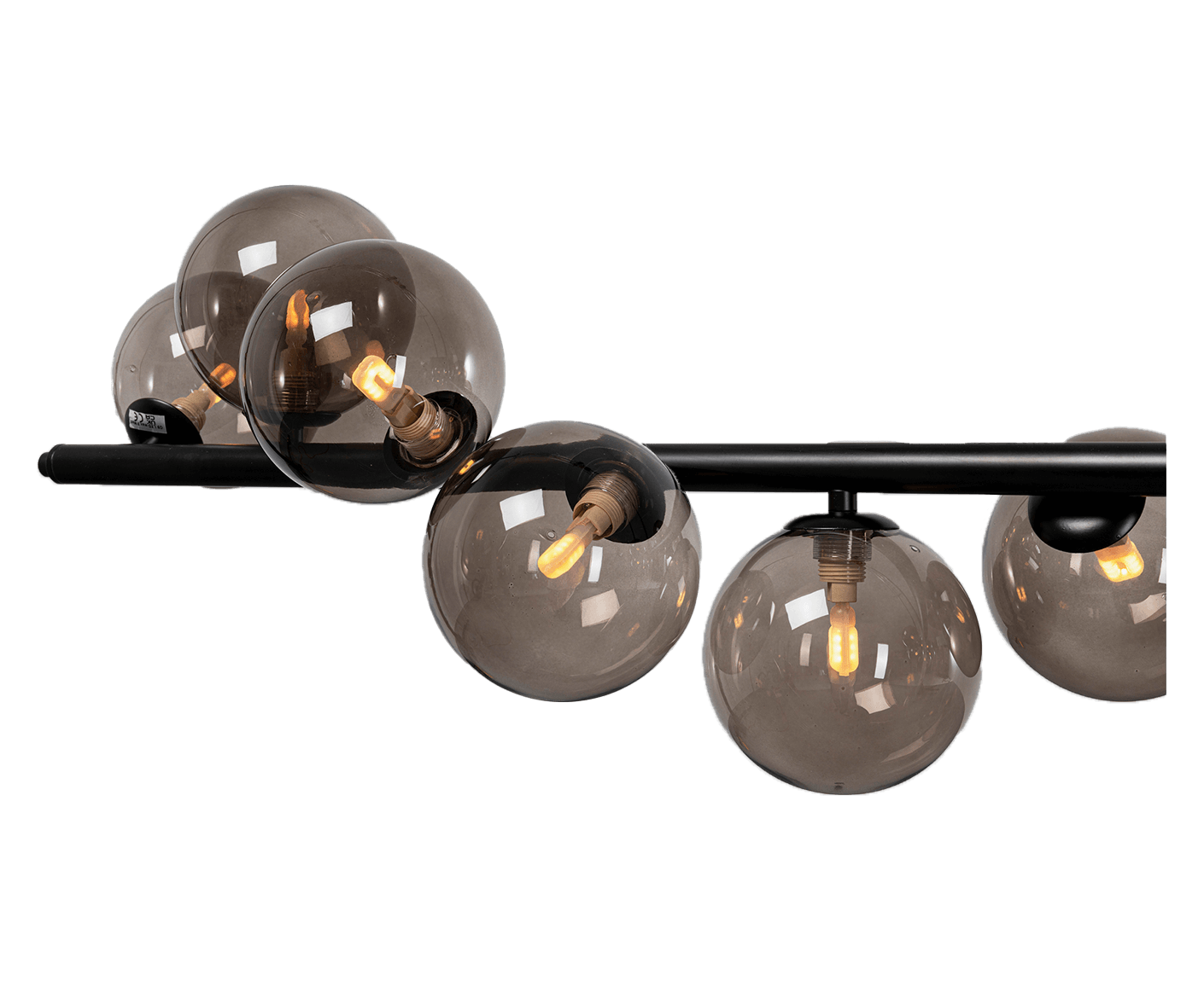 Hängelampe Hängeleuchte Deckenlampe Scala Balls Schwarz 155 cm