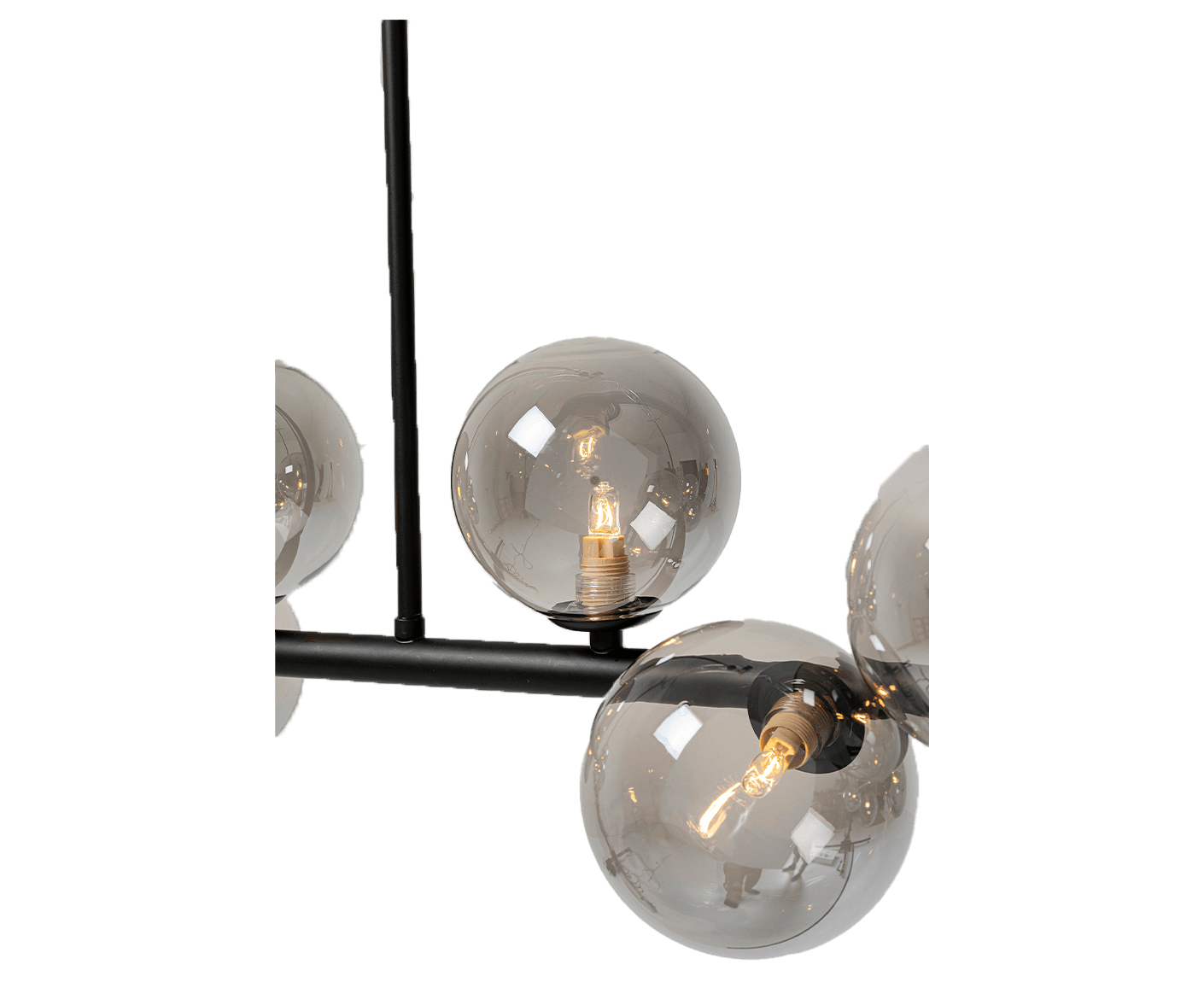 Hängelampe Hängeleuchte Deckenlampe Scala Balls Schwarz 155 cm