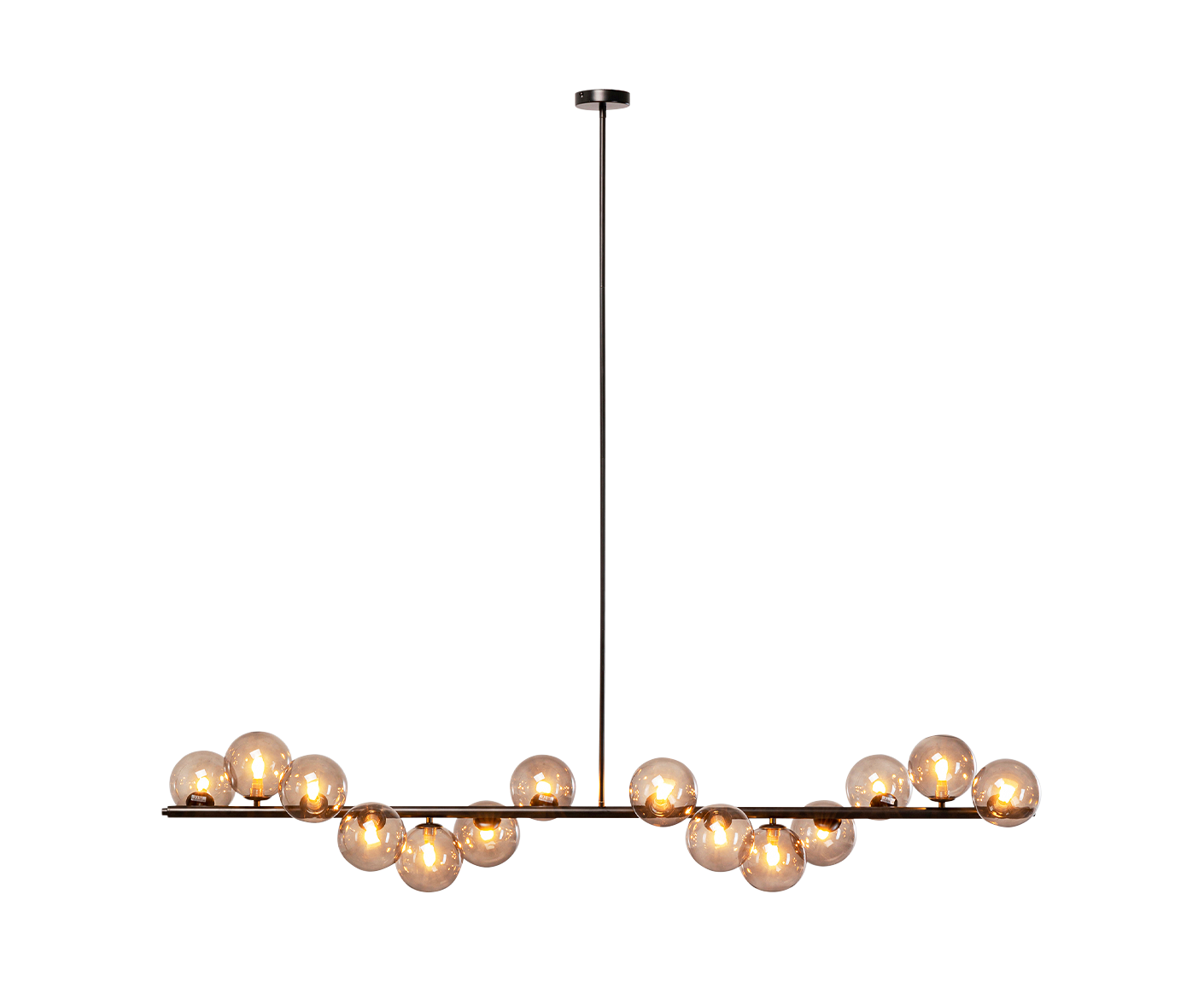 Hängelampe Hängeleuchte Deckenlampe Scala Balls Schwarz 155 cm