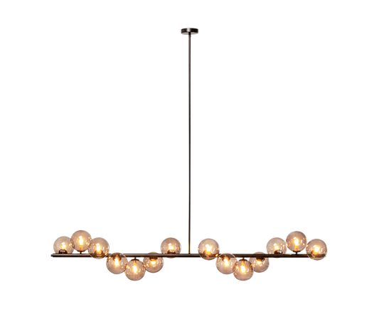 Hängelampe Hängeleuchte Deckenlampe Scala Balls Schwarz 155 cm