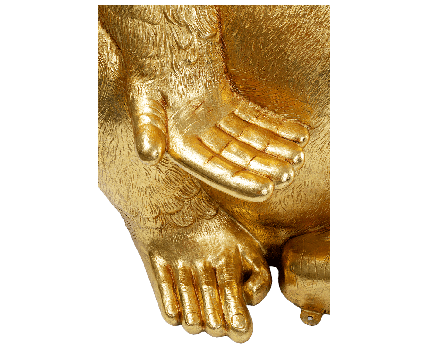 Deko Figur Gorilla Gold XL 180 cm