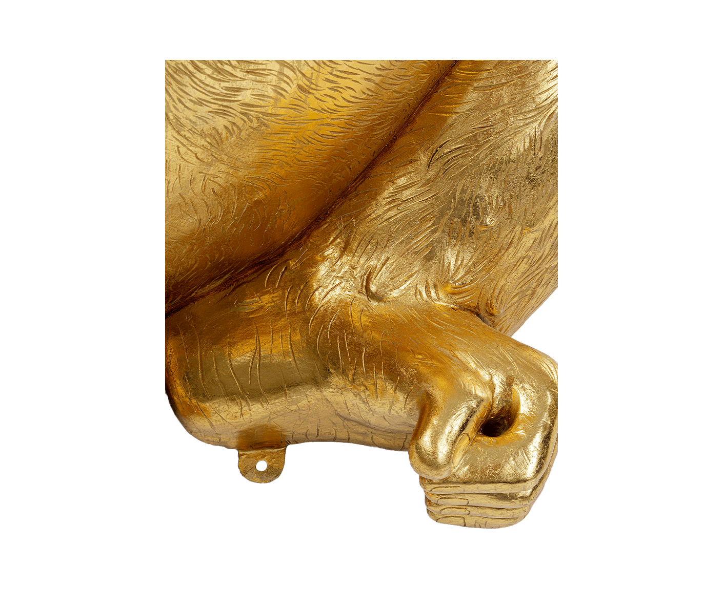 Deko Figur Gorilla Gold XL 180 cm