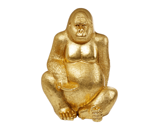 Deko Figur Gorilla Gold XL 180 cm