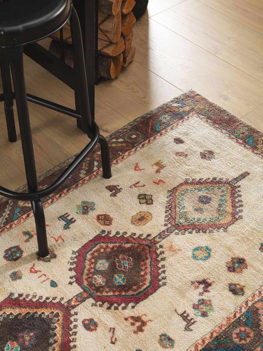 Läufer Mara 80x240 cm Beige / Rot