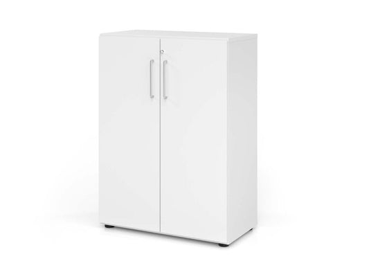 Texas Nine Aktenschrank 3OH mit Türen 80cm Weiß