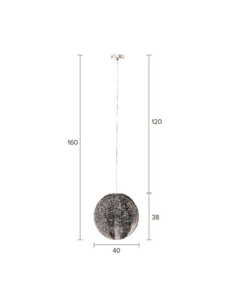 Cooper Hängelampe Ø 40 cm Kupfer - Voelpe