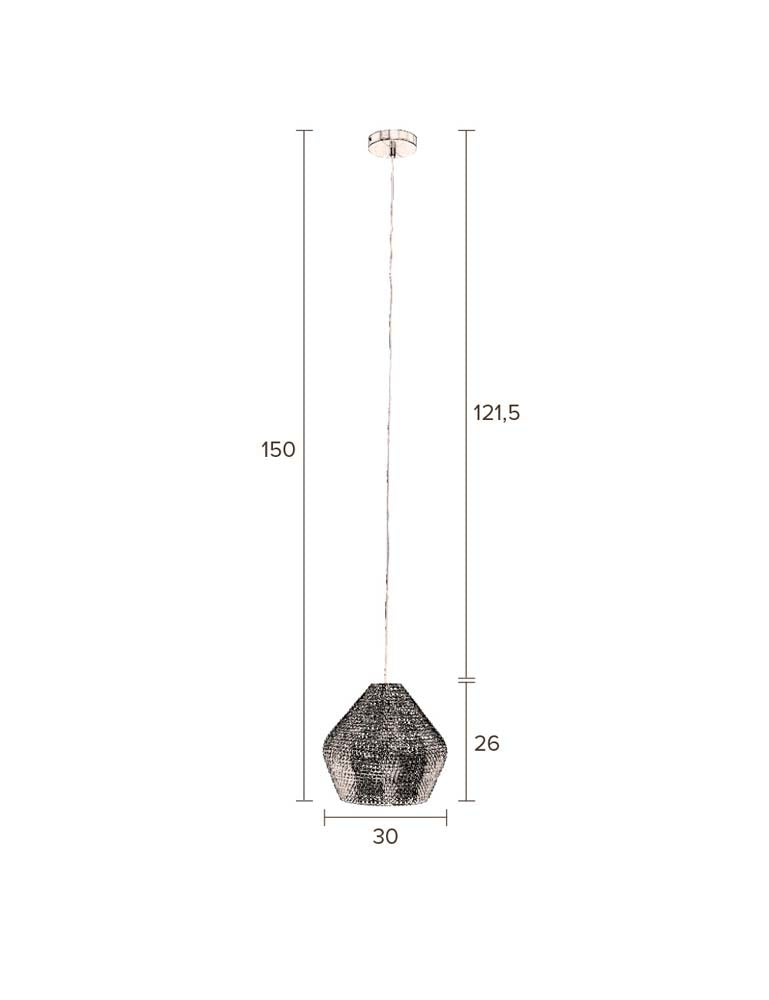 Cooper Hängelampe Medium Kupfer - Voelpe