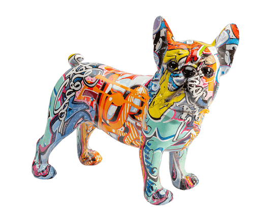 Deko Figur Grafitti Dog 24 cm