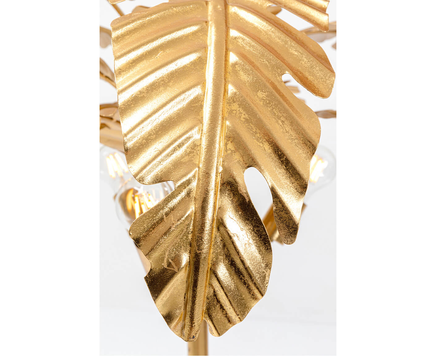 Stehlampe Leselampe Stehleuchte Palmera 170 cm Gold