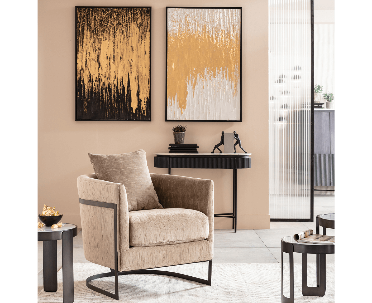 Gerahmtes Bild "Abstract" 80x120 cm
