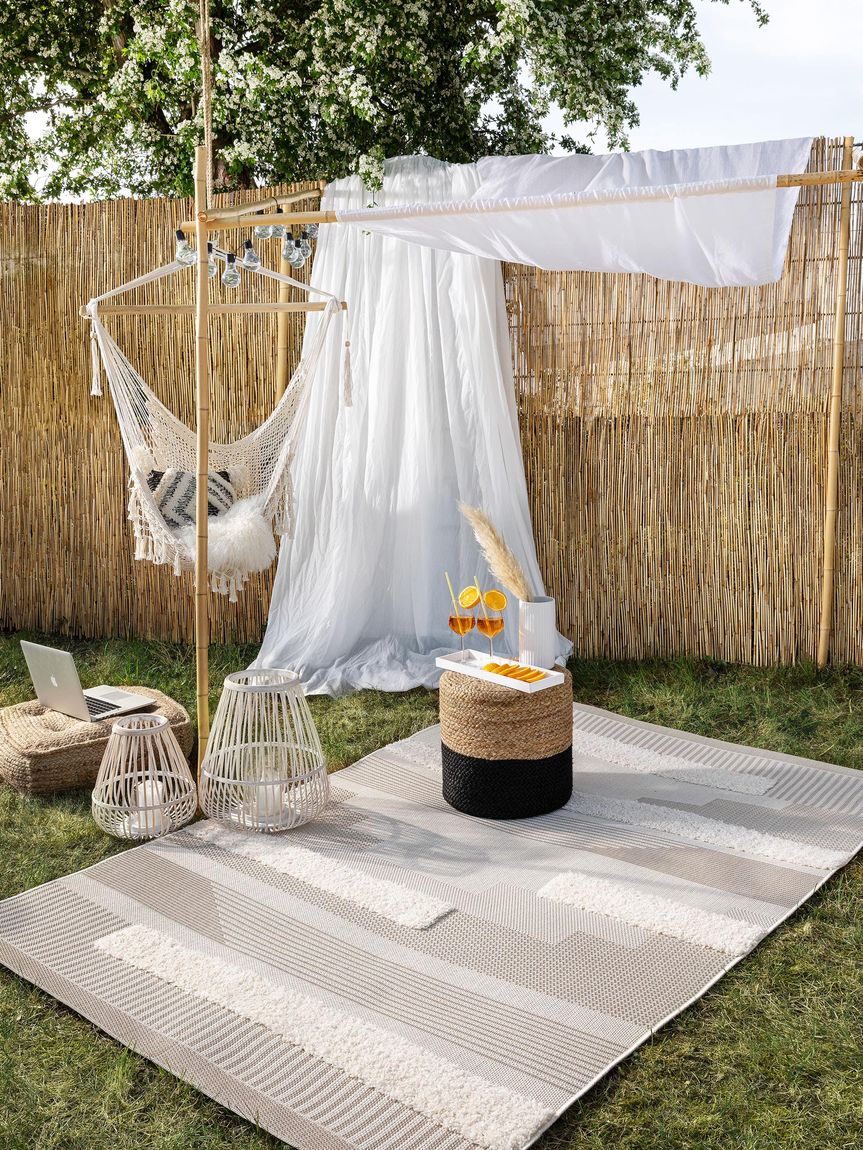 In- & Outdoor Teppich Carlo Beige