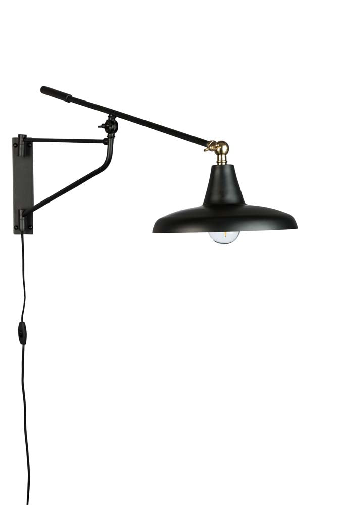 Hector Wandlampe Schwarz