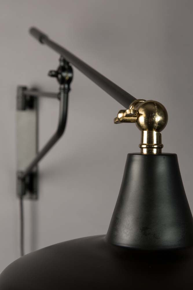 Hector Wandlampe Schwarz