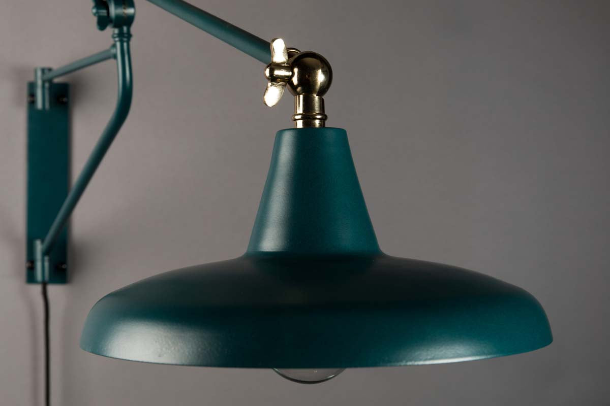 Hector Wandlampe Blaugrün