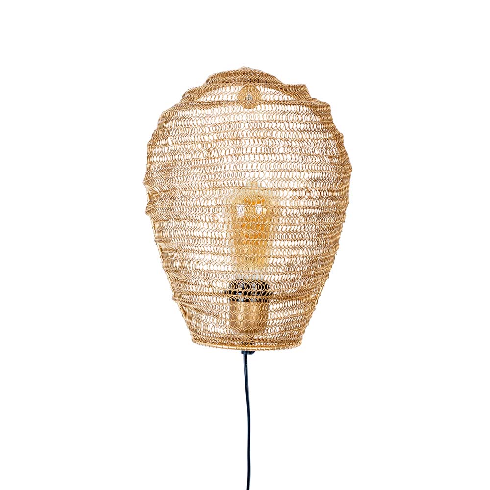 Lena Wandlampe E27 Gold - Voelpe