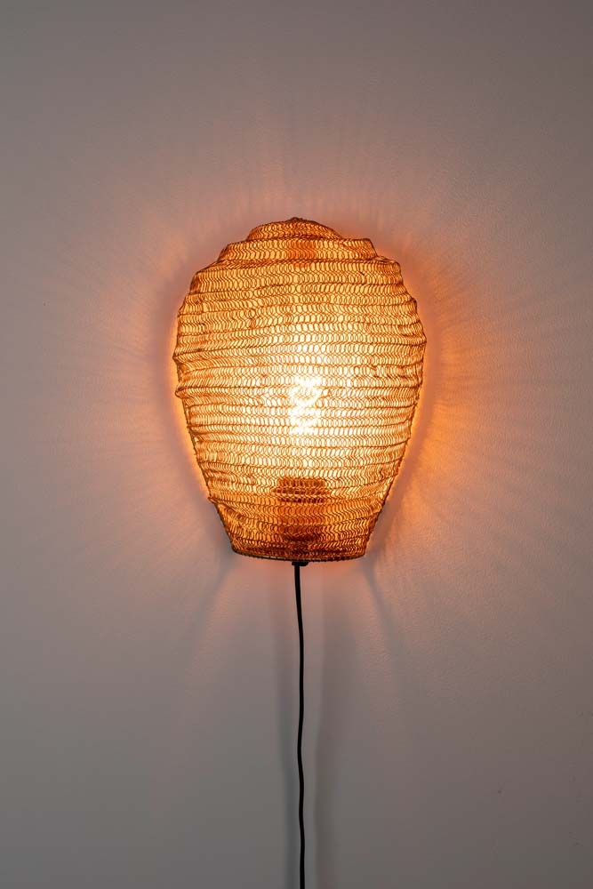 Lena Wandlampe E27 Gold - Voelpe