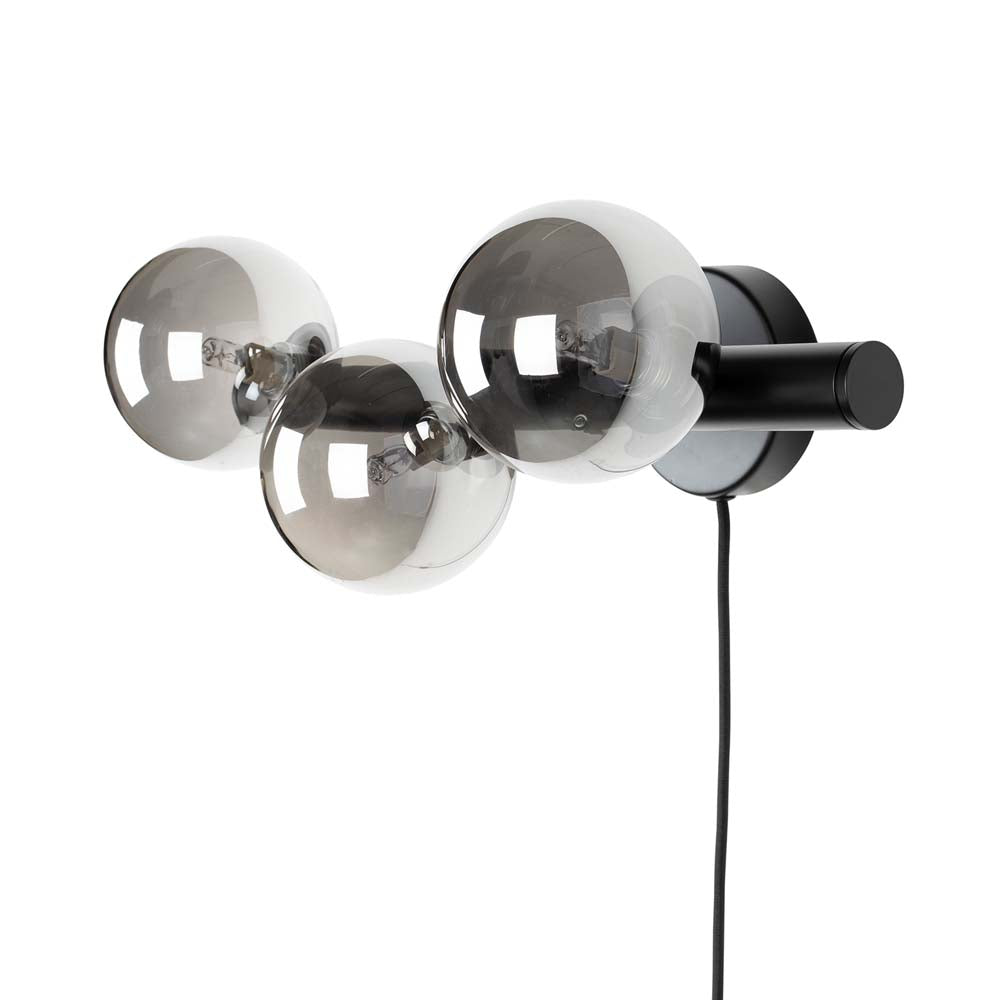 Monica Wandlampe G9 Grau - Voelpe