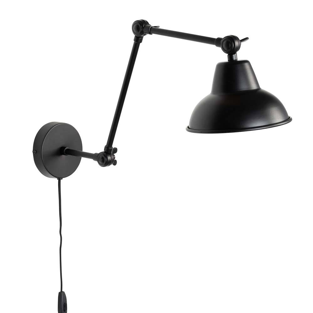 Xavi Wandlampe E27 Schwarz - Voelpe