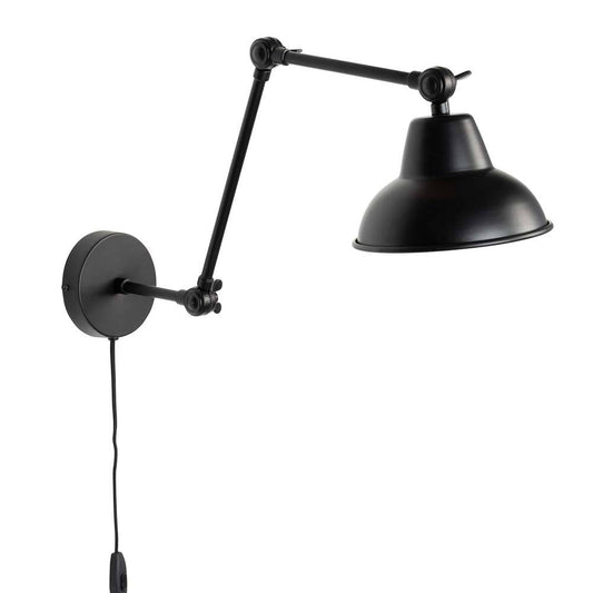 Xavi Wandlampe E27 Schwarz - Voelpe