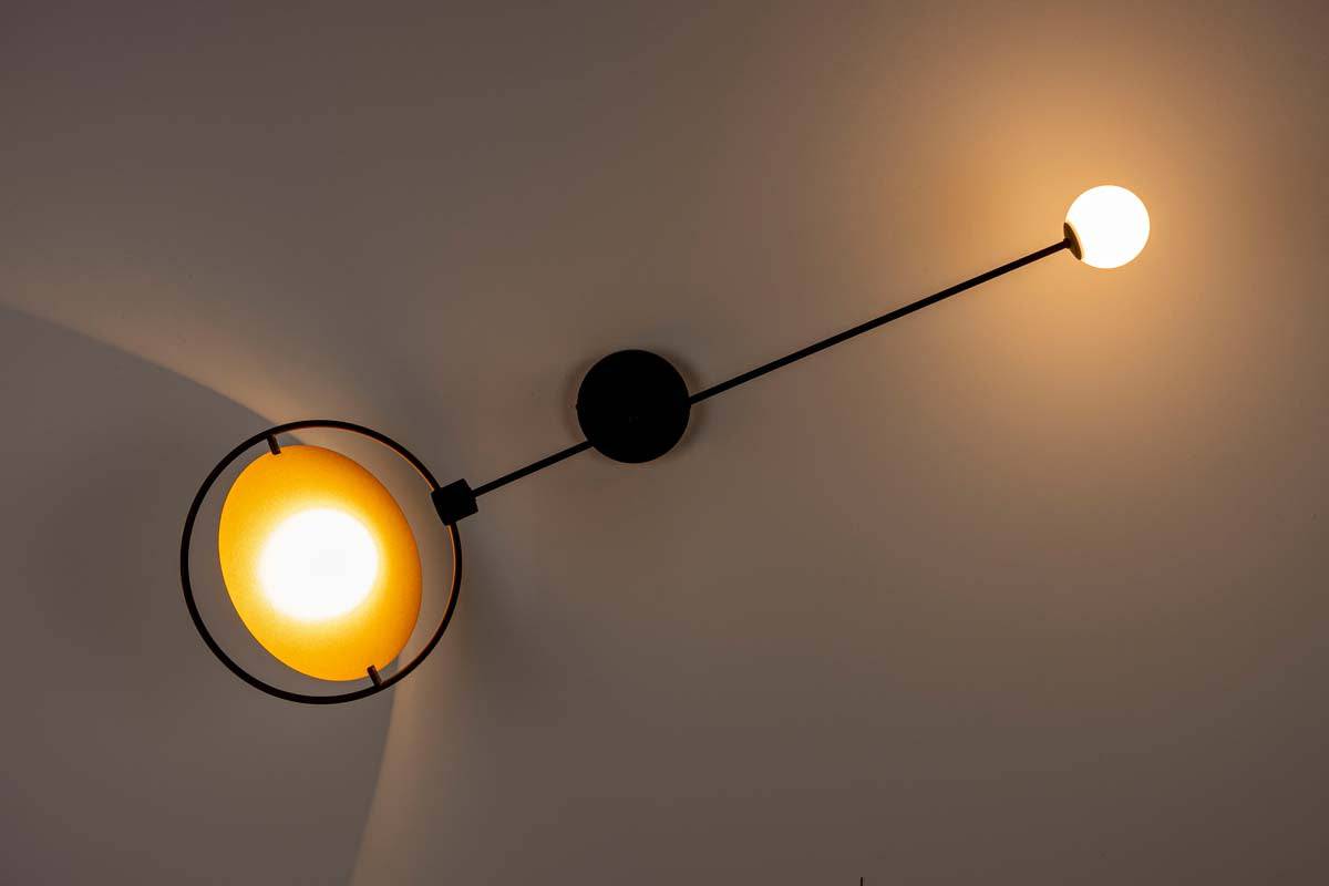 Wandlampe SIRIUS Schwarz - Voelpe