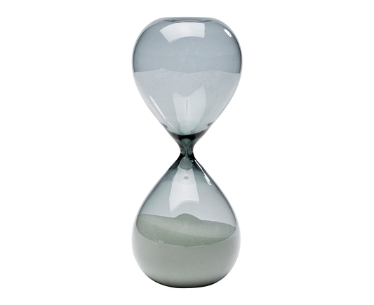 Sanduhr Timer Schwarz 20 cm