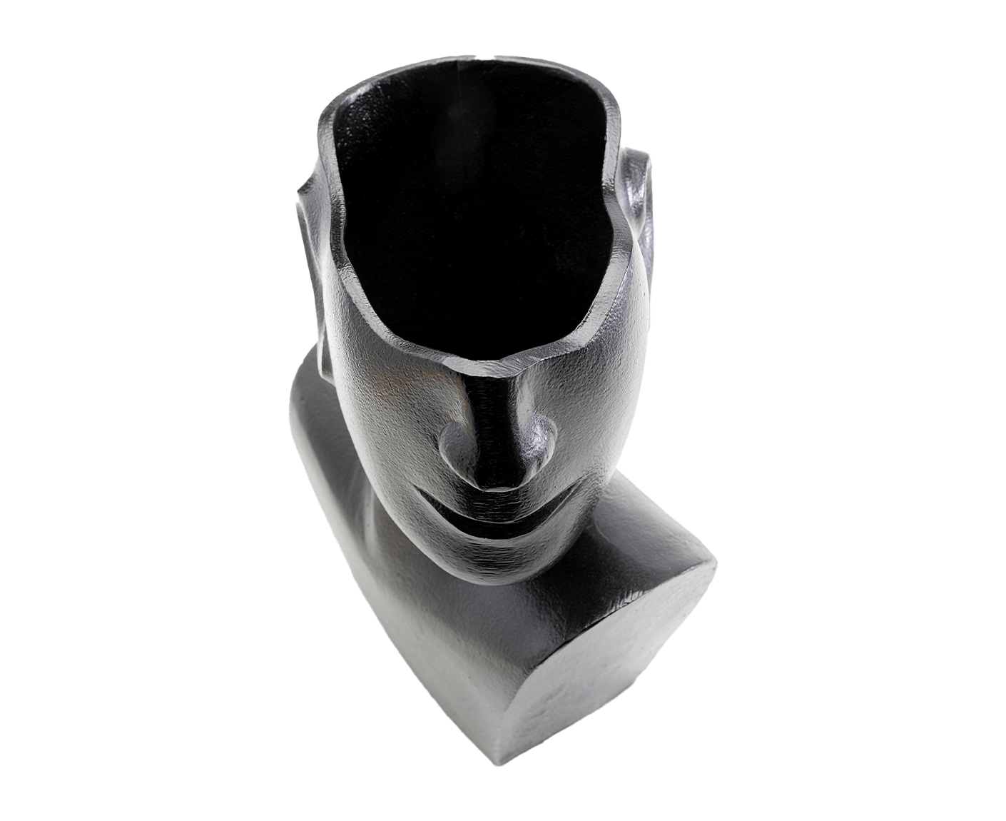Vase Blumenvase Dekoschale Dekovase Rostro Side Schwarz 27cm