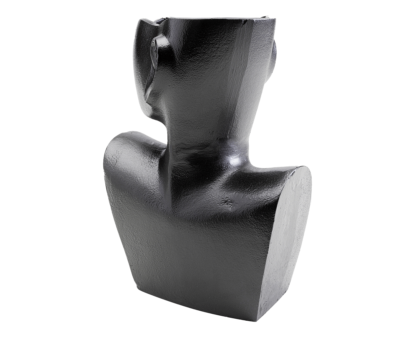 Vase Blumenvase Dekoschale Dekovase Rostro Side Schwarz 27cm