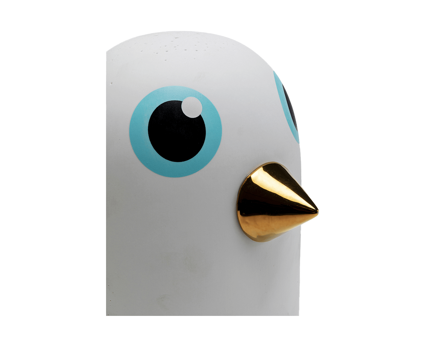 Tischlampe Designerlampe Tischleuchte Birdie 26 cm Creme-Weiß