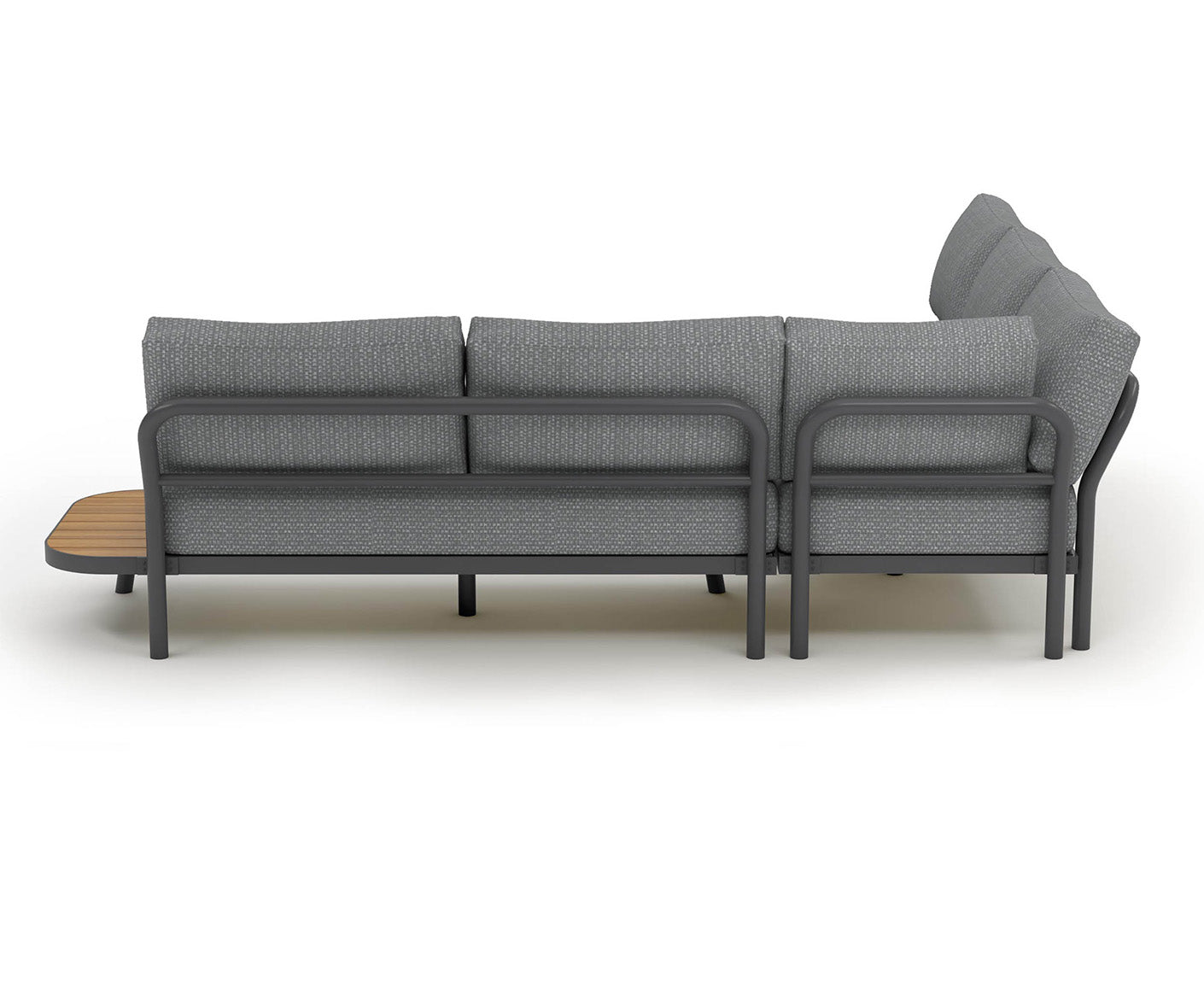 Paros Gartenlounge 250x245 cm Teakholz