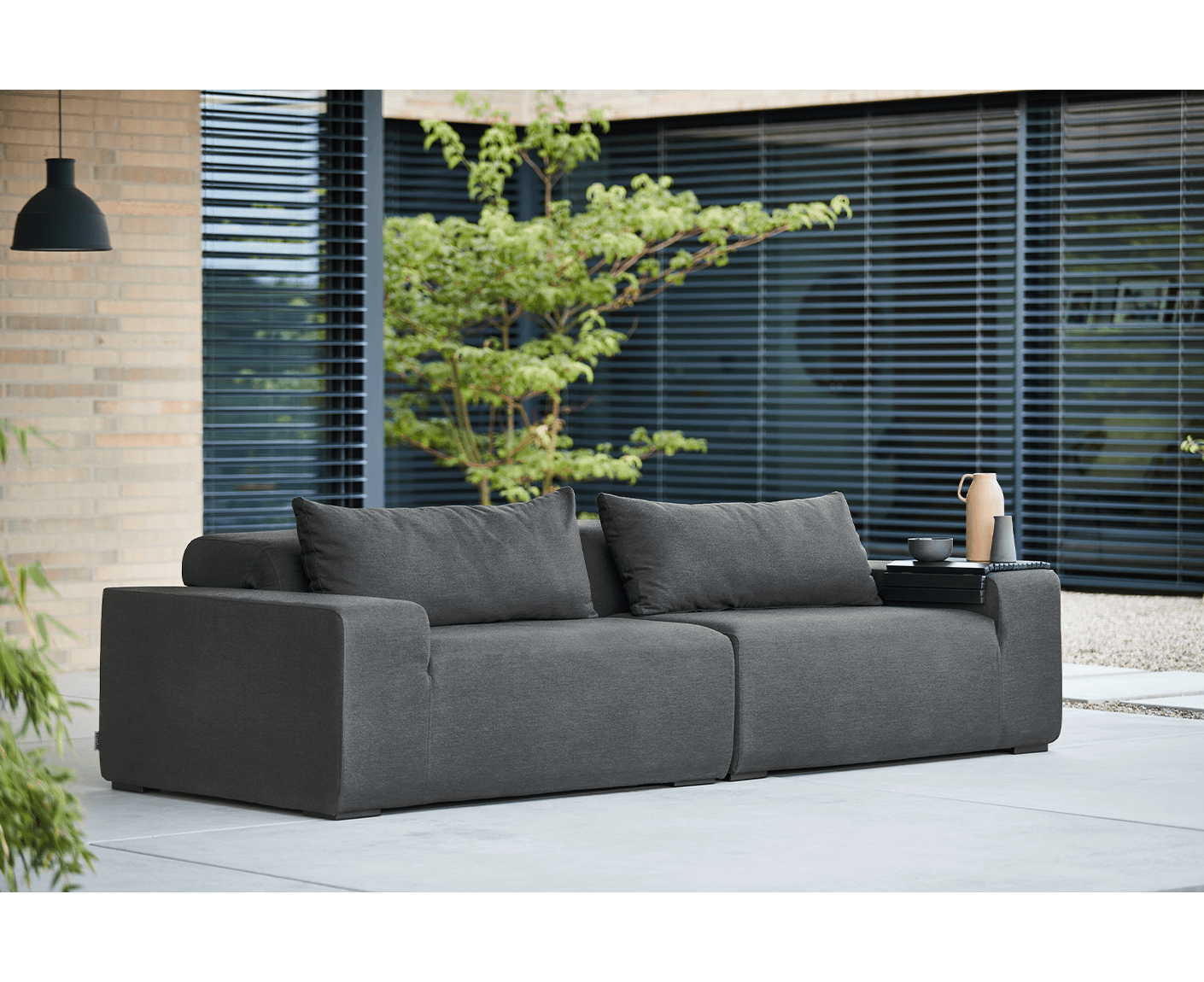 Kettler Royal Gartenlounge Outdoorsofa Sunbrella / Anthrazit