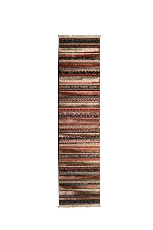 Nepal Teppich 67 x 245 cm(BxT) dunkel Bunt - Voelpe