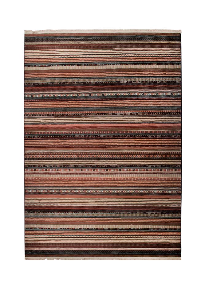 Nepal Teppich 160 x 235 cm(BxT) dunkel Bunt - Voelpe