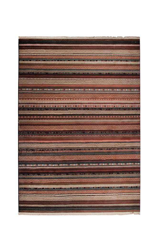 Nepal Teppich 200 x 295 cm(BxT) dunkel Bunt - Voelpe