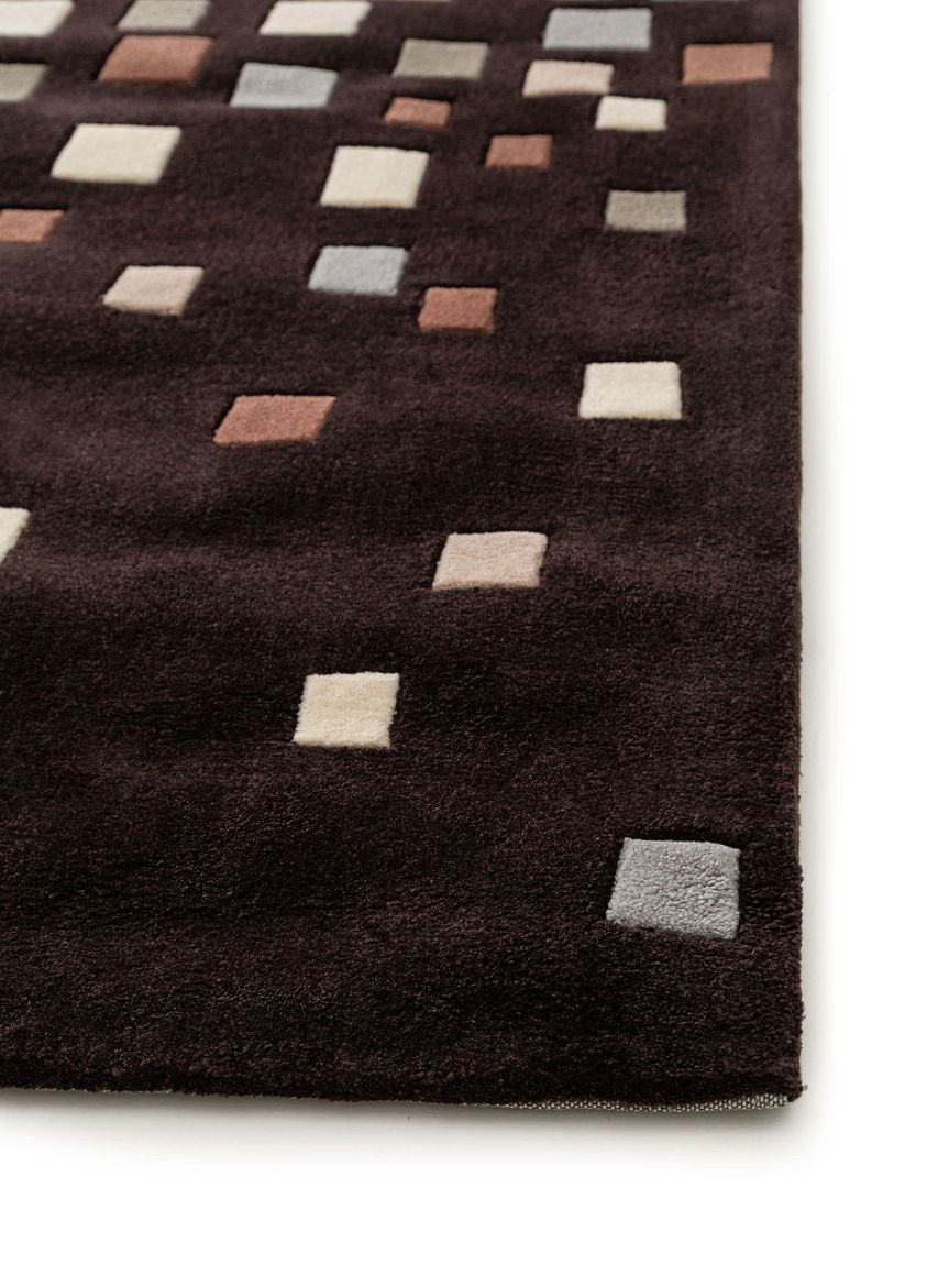 Viskoseteppich Harlequin 120x180 cm Braun