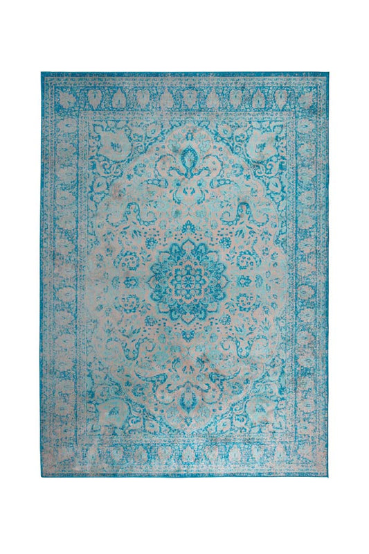 Chi Teppich 160 x 230 cm (BxT) Blau - Voelpe