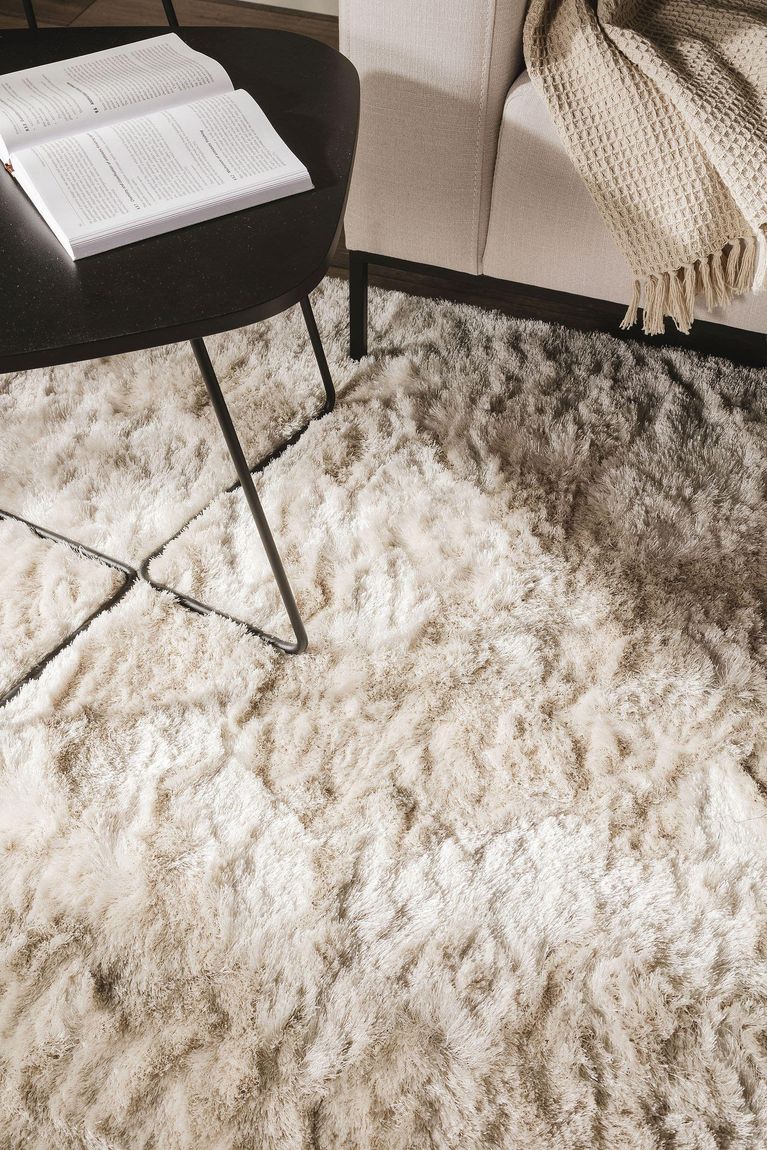 Hochflorteppich Whisper Beige