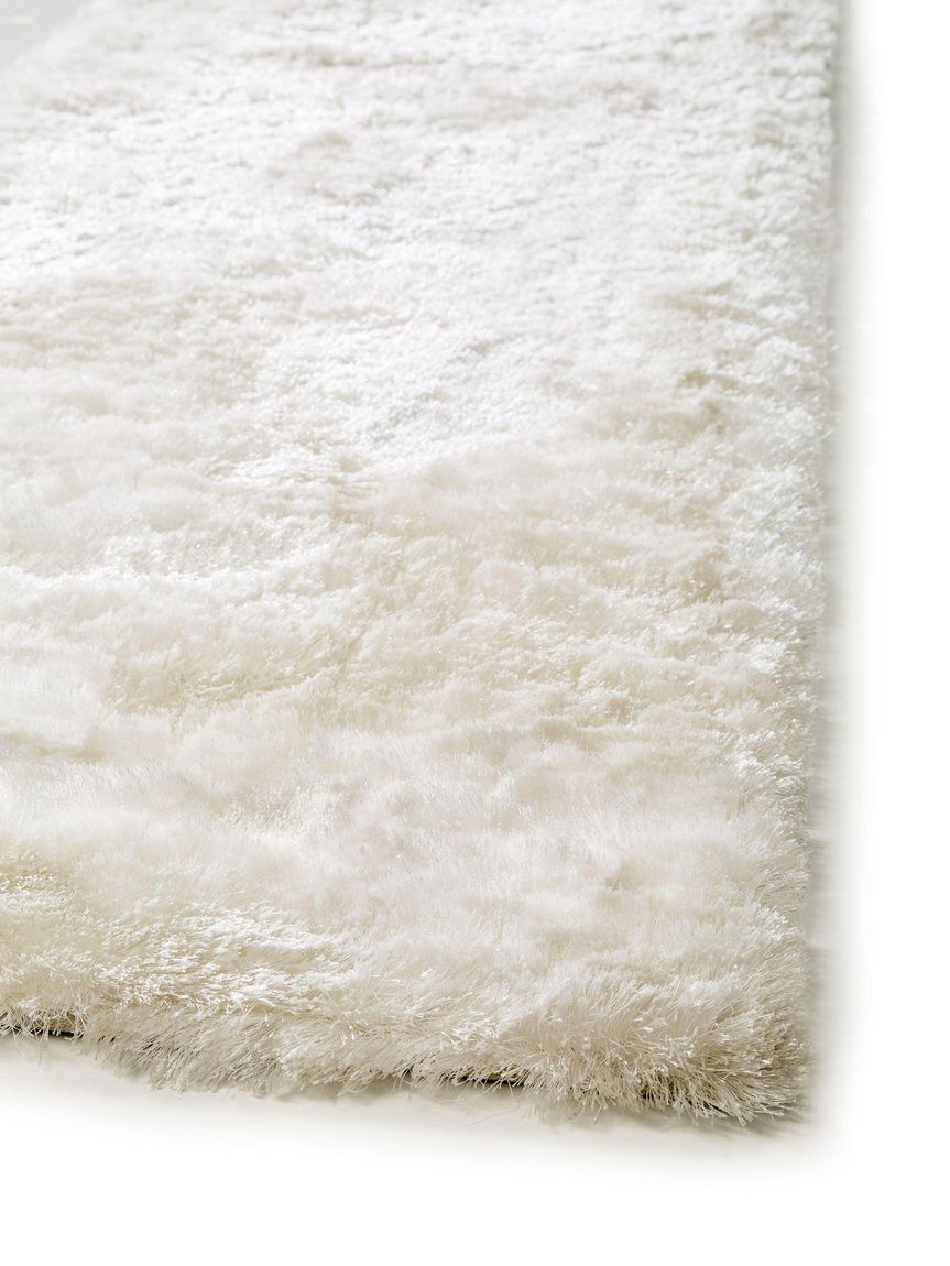 Hochflorteppich Läufer Whisper 80x300 cm Weiß