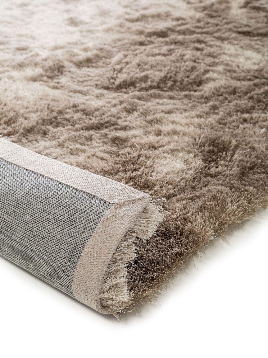 Hochflorteppich Whisper Beige / Hellbraun