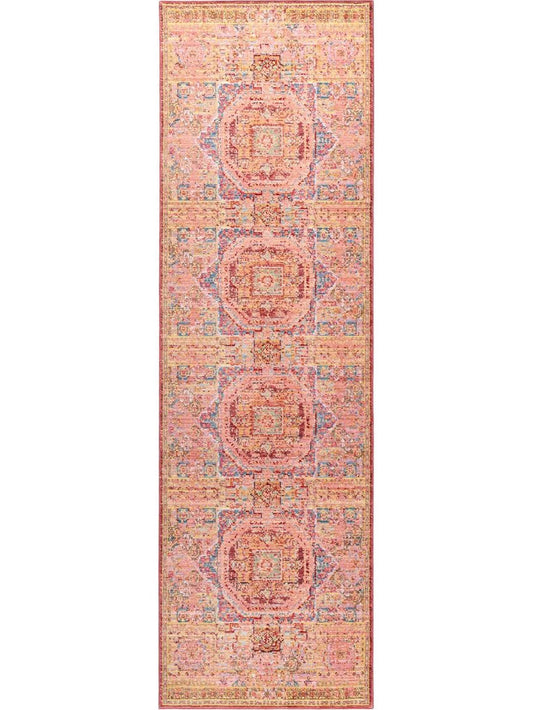 Teppich Läufer Visconti 70x240 cm Rot / Blau