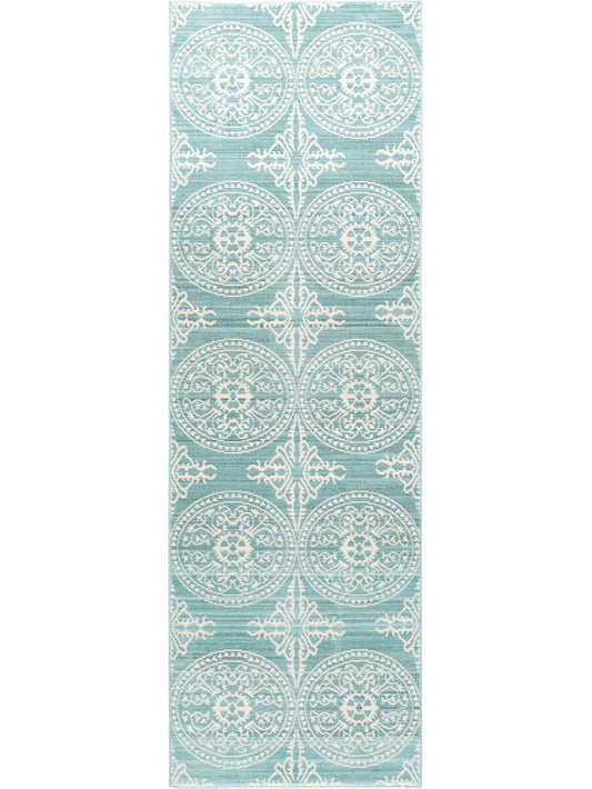 Teppich Läufer Visconti 70x240 cm Türkis