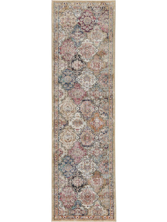 Teppich Läufer Cedar 70x240 cm Bunt