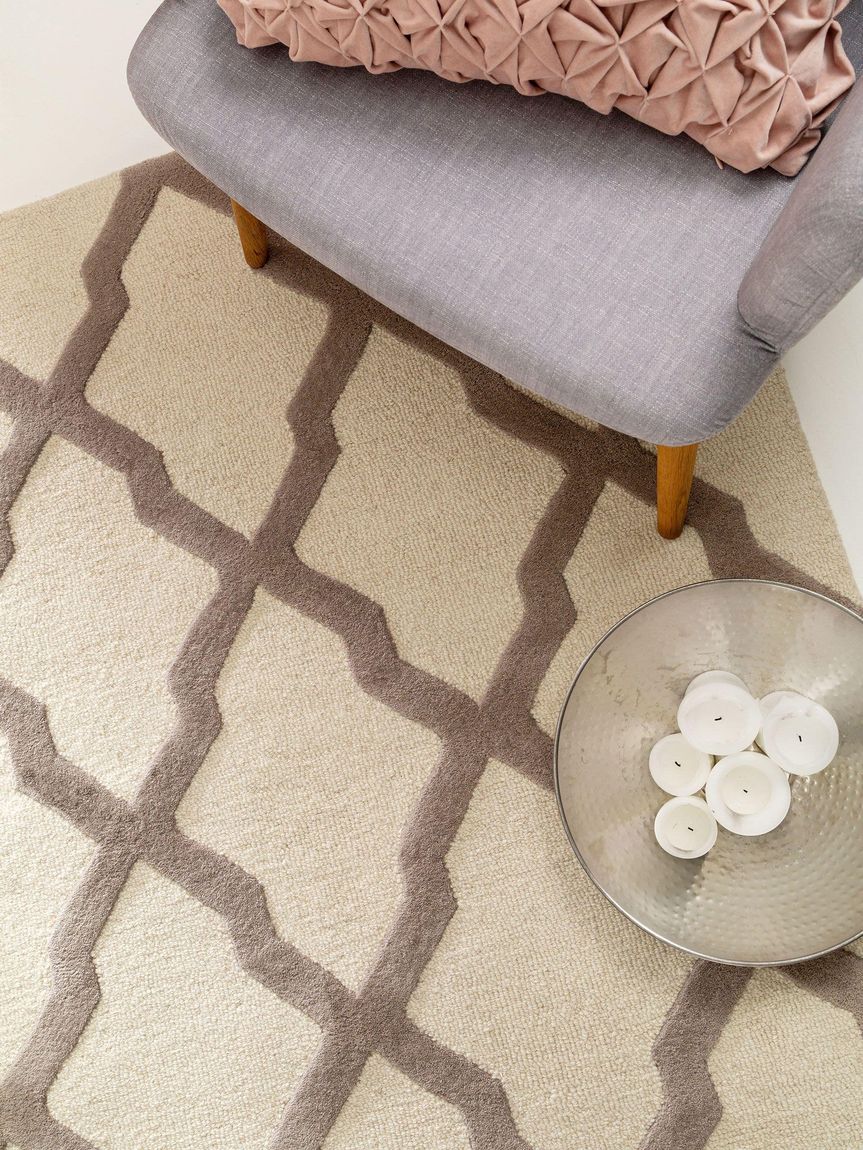 Wollteppich Windsor 120x170 cm Beige