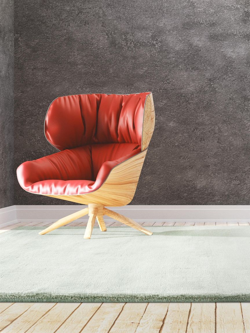 Wollteppich Pure 120x180 cm Türkis