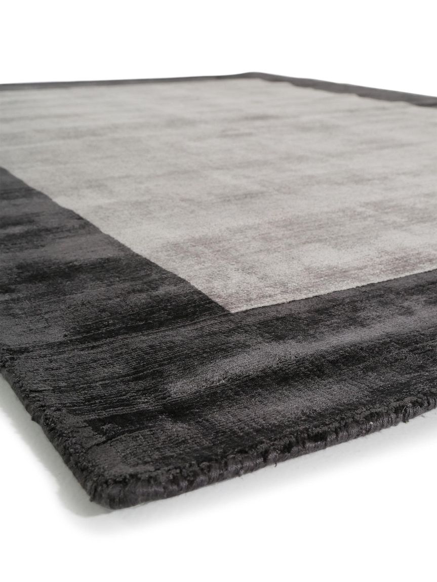 Viskoseteppich Frame 200x200 cm Grau