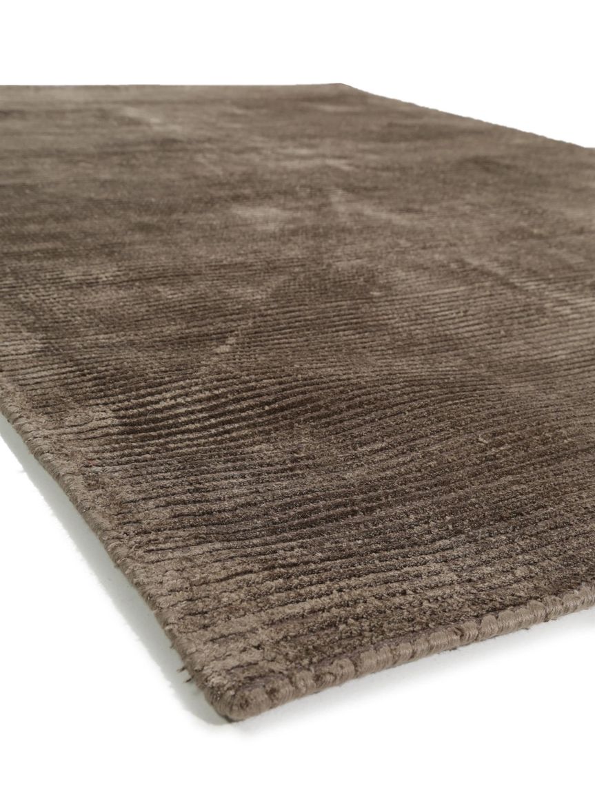 Viskoseteppich Lines 240x340 cm Braun