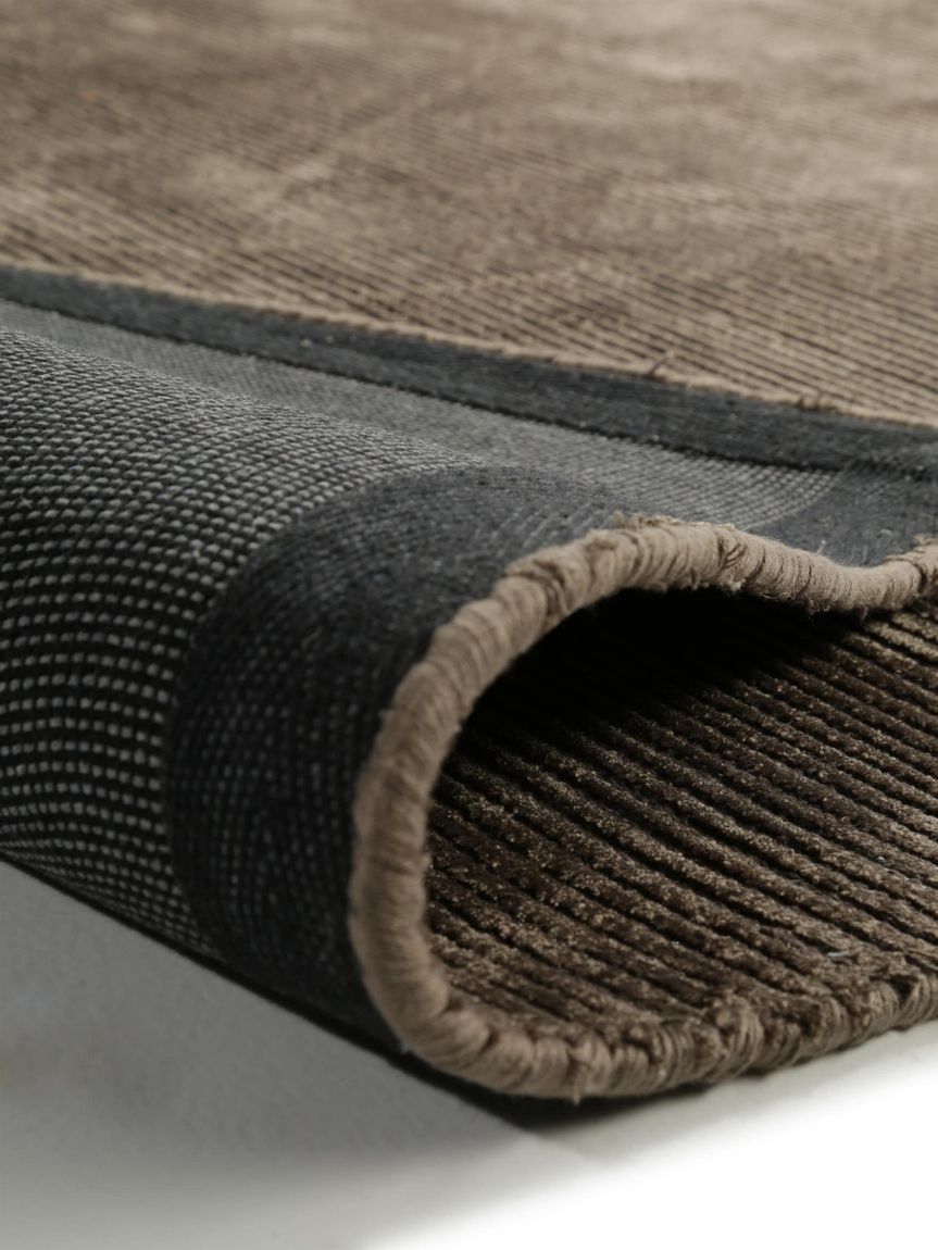 Viskoseteppich Lines 240x340 cm Braun