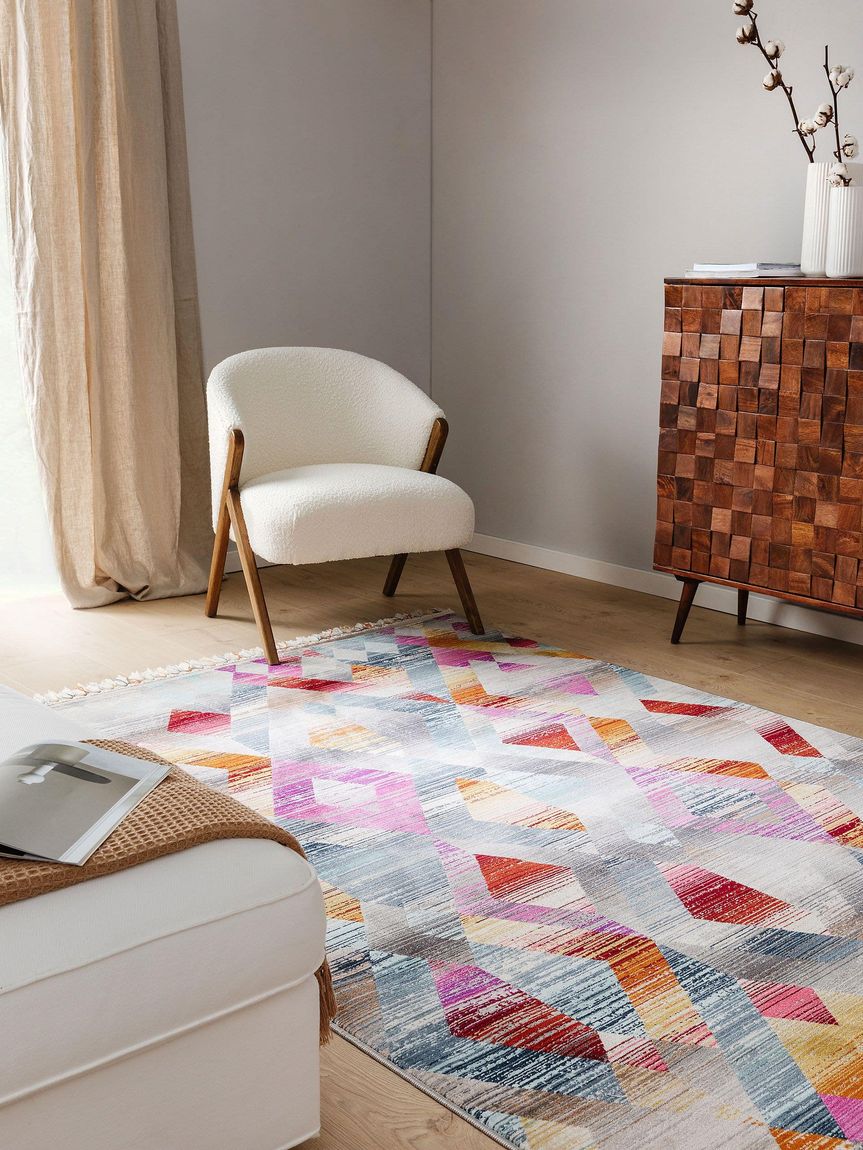Teppich Simsala Bunt / Beige
