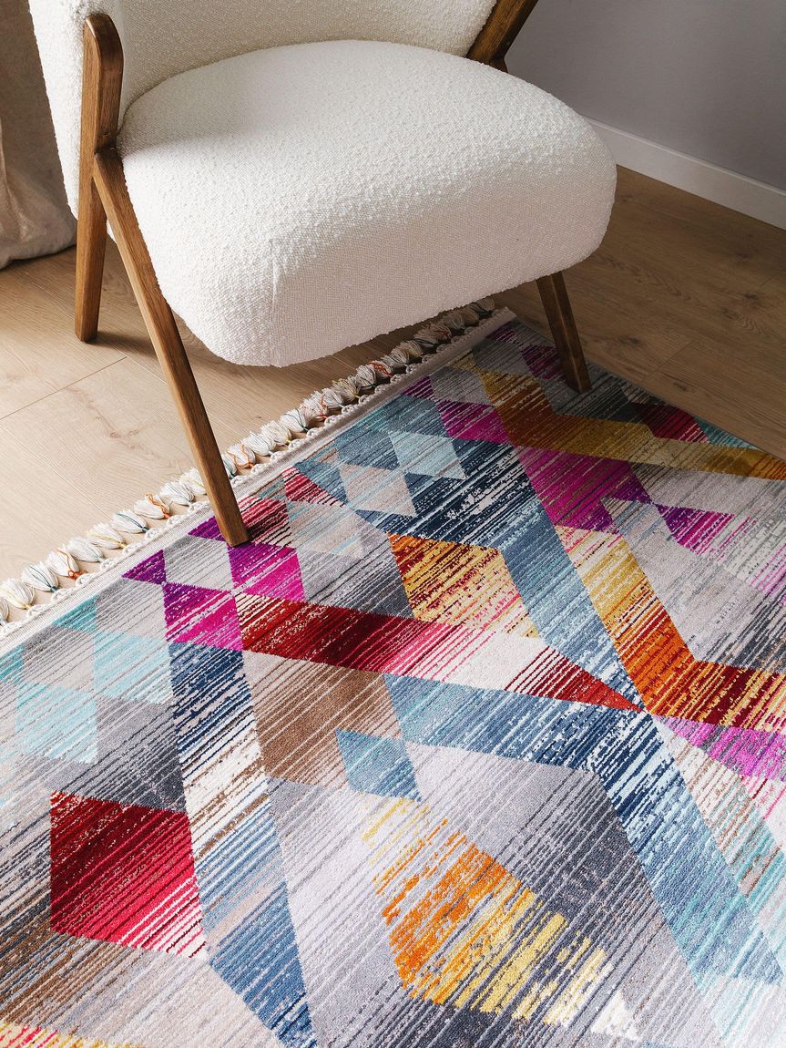 Teppich Simsala Bunt / Beige